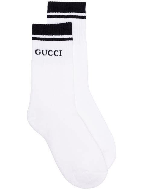 gucci white and black|black and white gucci socks.